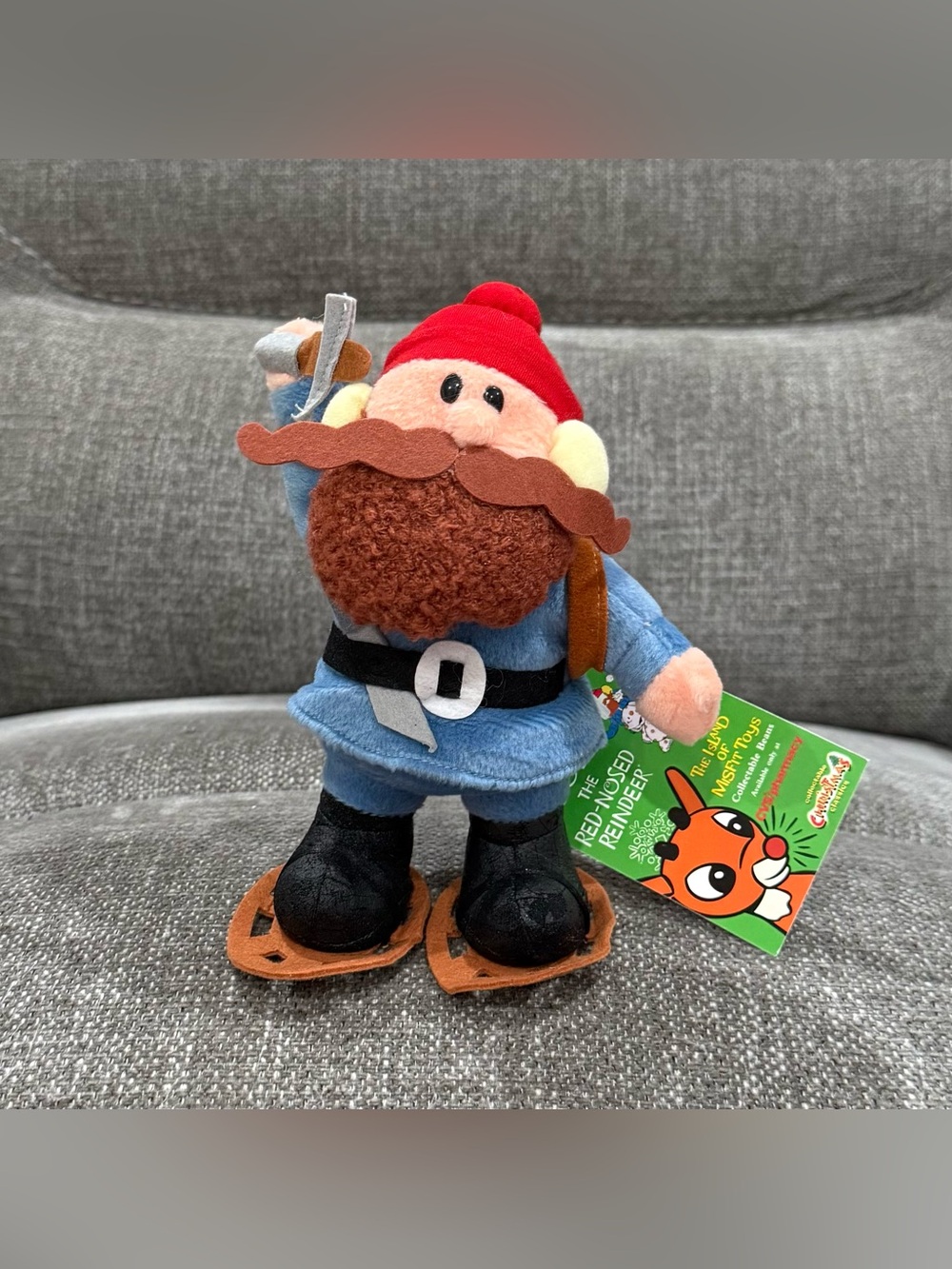 VTG 1999 Stuffins Rudolph: Yukon Cornelius Plushie 8” CVS Exclusive